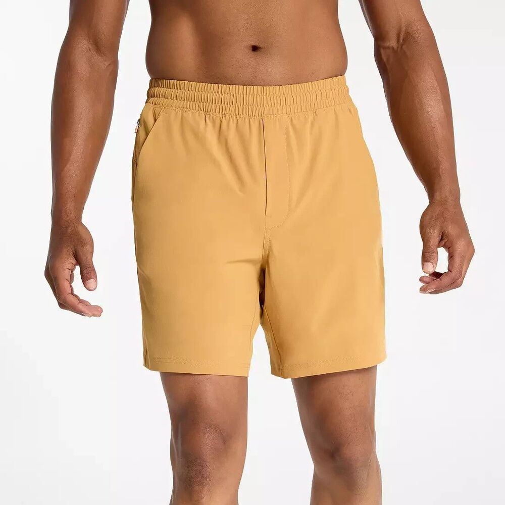 VRST Men's 7" All-In Unlined Shorts XXL NWT Palomino Gold Athletic Training Gym